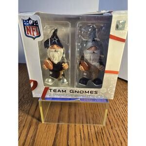 Dallas Cowboys Christmas Ornaments Gnome Set New In Box Forever Collectibles